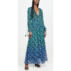 Rococo Sand Tiered Beaded Maxi Dress Sz. XS
